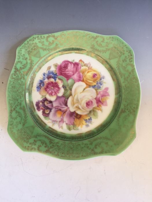 Hand Painted Bavaria Plate Lot (5 Plates) [Photo 9]