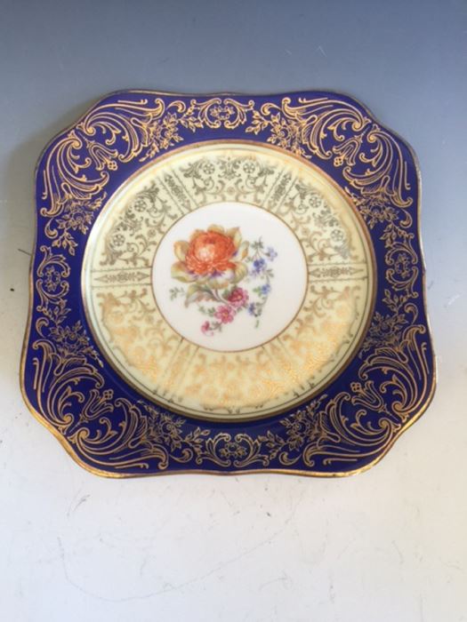 Hand Painted Bavaria Plate Lot (5 Plates) [Photo 3]