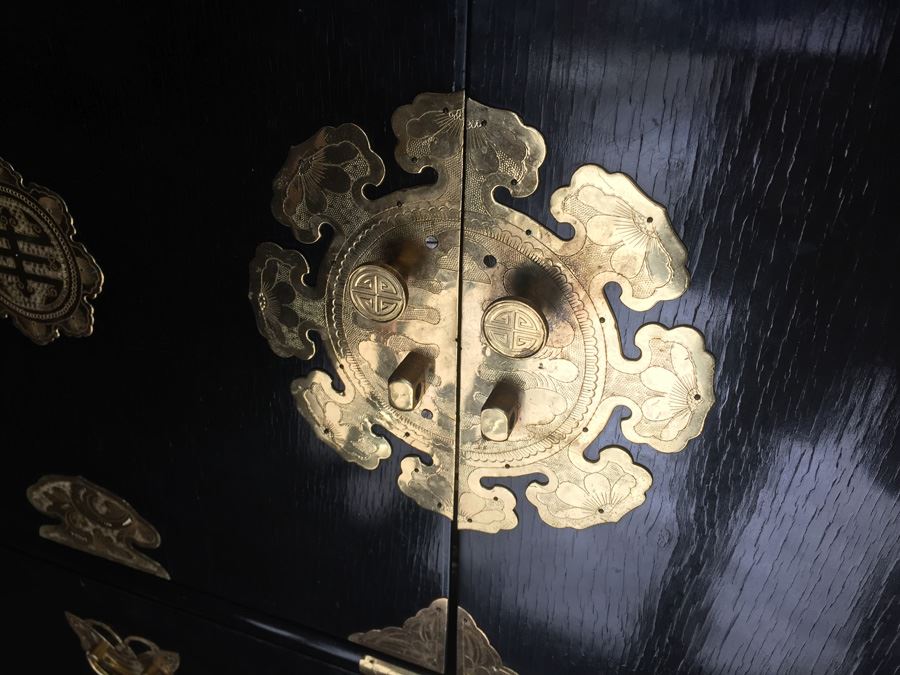 Black Asian Campaign Style Dresser [Photo 11]