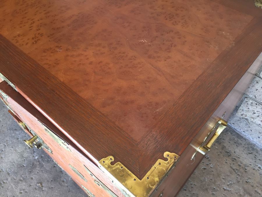 Asian Campaign-Style Cabinet Chest Of Drawers [Photo 8]