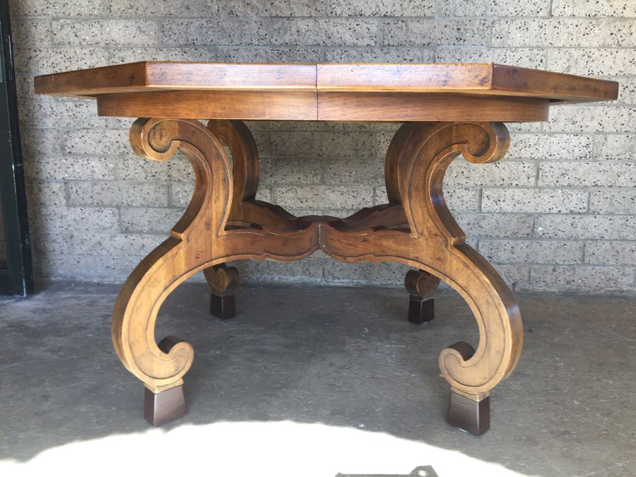 Drexel Dining Table With Two Leaves [Photo 6]