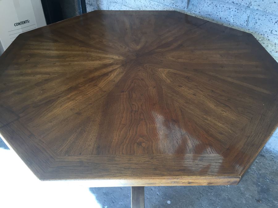 Drexel Dining Table With Two Leaves