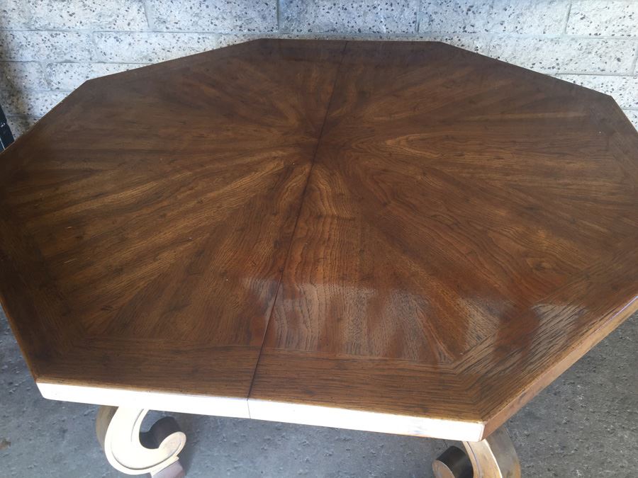 Drexel Dining Table With Two Leaves