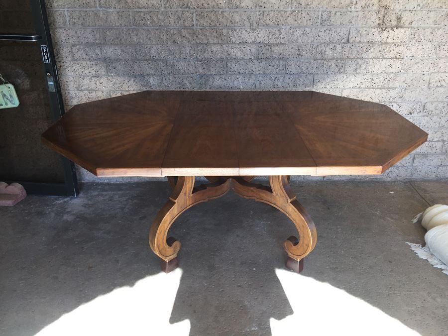 Drexel Dining Table With Two Leaves [Photo 18]