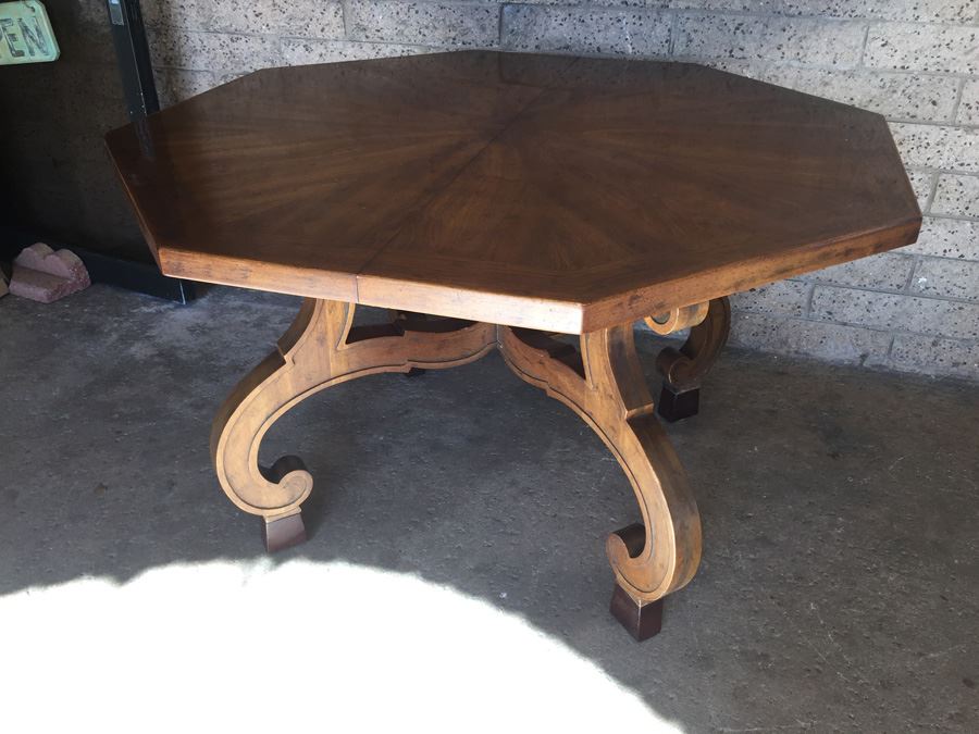 Drexel Dining Table With Two Leaves [Photo 1]