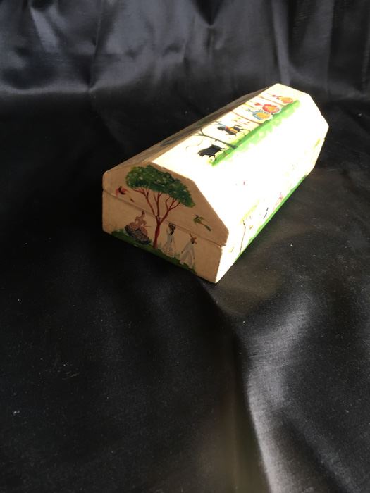 Mexican Hand Painted Box With Playing Cards [Photo 4]