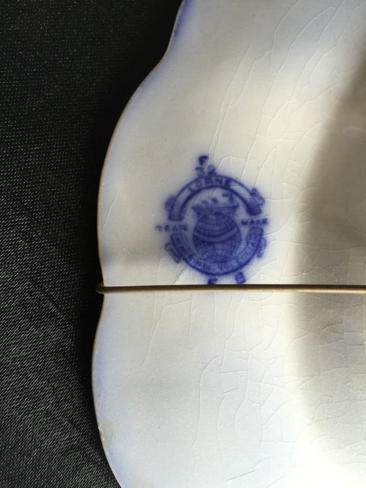 Grindley Lorne (Flow Blue) Plate [Photo 3]