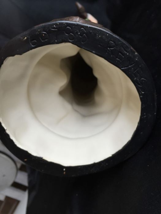 Large Asian Figure Statue Signed Reyes [Photo 3]