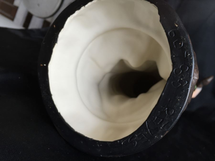 Large Asian Figure Statue Signed Reyes [Photo 6]