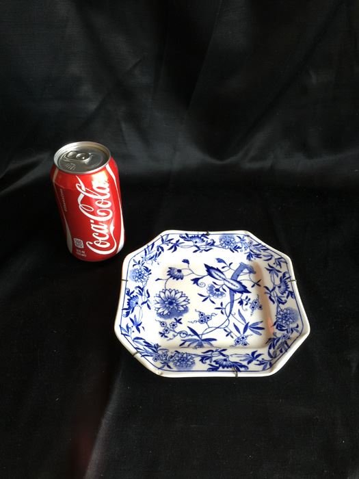 Antique Greenwood China Trenton NJ Blue & White Plate [Photo 1]