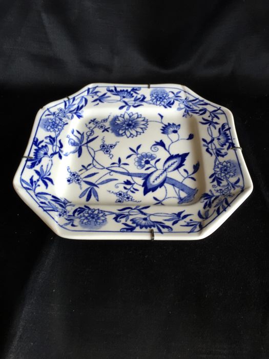 Antique Greenwood China Trenton NJ Blue & White Plate [Photo 2]