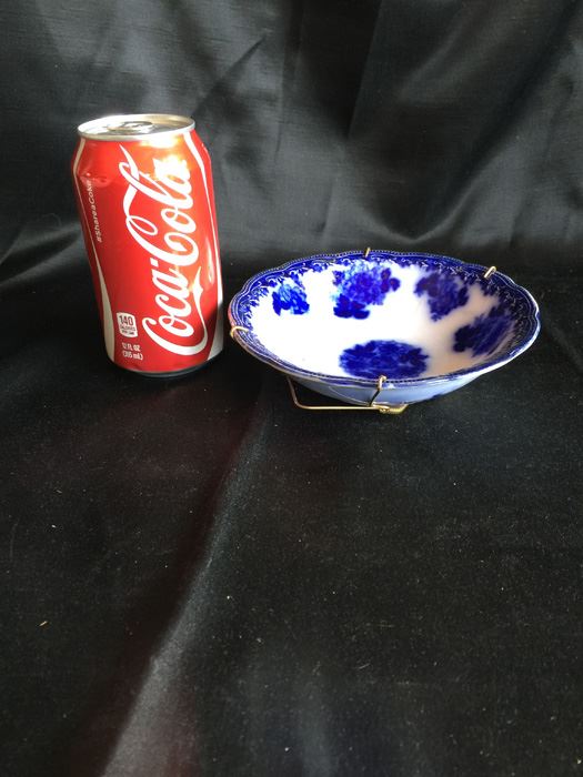 Antique Waldorf By New Wharf Pottery England Flow Blue Plate [Photo 4]