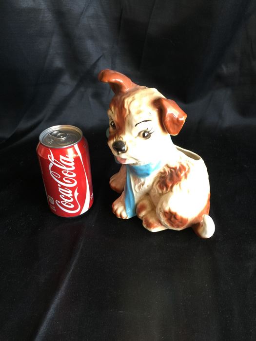 1950s Ceramic Pottery Dog [Photo 1]