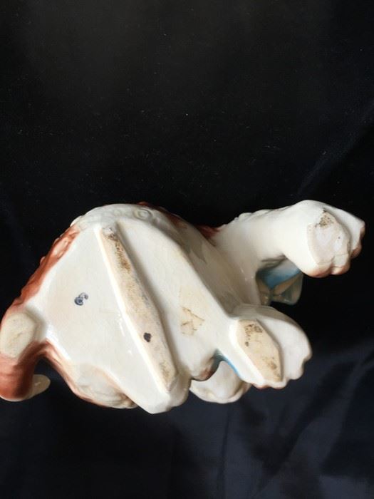 1950s Ceramic Pottery Dog [Photo 3]