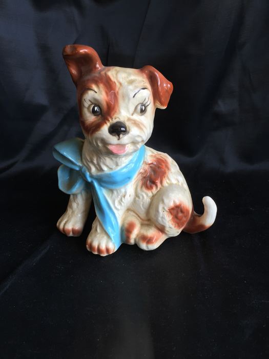 1950s Ceramic Pottery Dog [Photo 4]