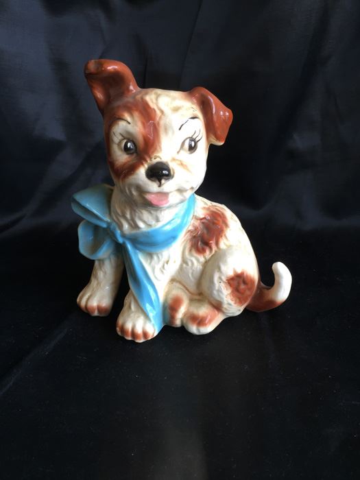 1950s Ceramic Pottery Dog [Photo 2]