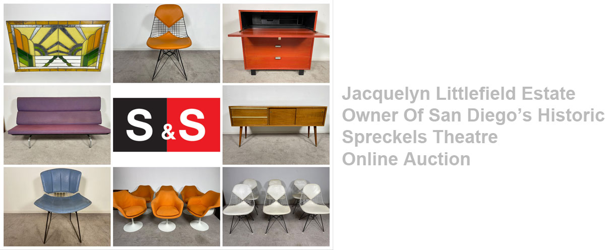Jacquelyn Littlefield Estate: Featuring Mid-Century Modern Furniture, Stained Glass From Sprekles Theatre And More