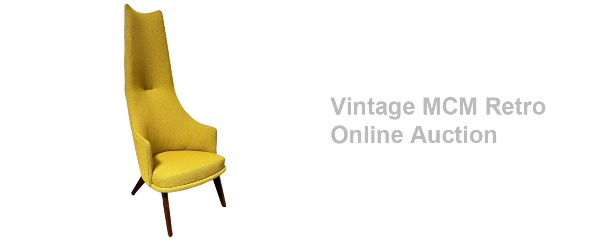 Vintage MCM Retro Online Auction: Featuring Furniture, Art Glass, Ceramics & More