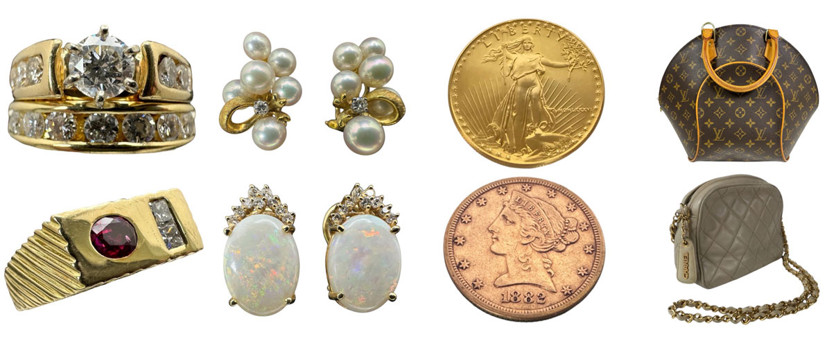 We Buy Estate Jewelry, Gold Coins, Silver, Disney, Designer Handbags and more In San Diego & Orange County